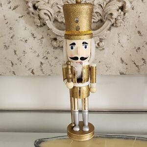 Gold Nutcracker Figurine